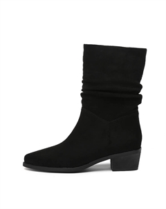 Женские черные ботинки, черные/на флисовой подкладке Daphne