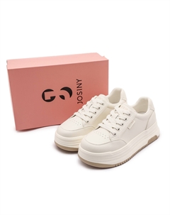 Женские скейтерские кеды Low Top цвета экрю Josiny