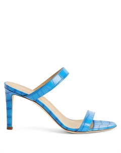 Мюли Calista 85 с ремешками, синий Giuseppe zanotti