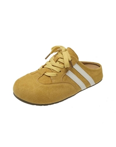 Домашние тапочки на резиновой подошве с закрытым носком для женщин в подарочной упаковке - коробка с бантом цвета хаки [включая подарок] Dawei's house