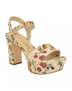Женские платформенные босоножки Haldemiy с двумя ремешками на щиколотке, мультиколор Guess