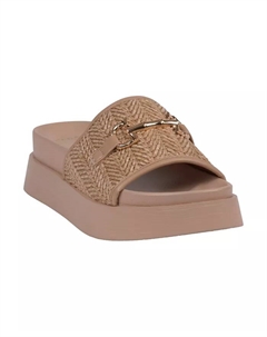 Женские сандалии на платформе-клин Sari Woven, коричневый/бежевый Gc shoes