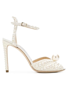 Босоножки Sacora 100, белый Jimmy choo
