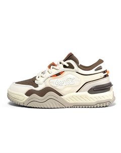 Кроссовки Skateboarding Shoes Unisex Low-top, ванильно-оранжевый Coca-cola