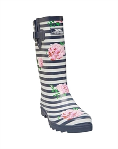 Женские резиновые сапоги Елена с цветочным принтом, синий Trespass