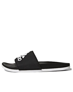 Тапочки adilette comfort slides black/white, черный Adidas