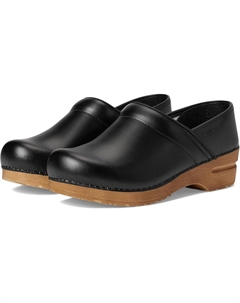 Сабо Professional Pu, цвет Black/Tan Sanita