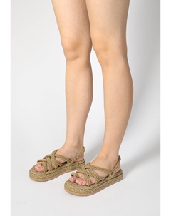 Сандалии с Т-образной застежкой, бежевый Venezia