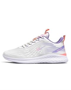 Женские беговые кроссовки Low top фиолетово-белые, цвет White Purple Binary