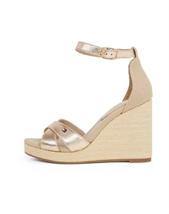 Босоножки на ремешках, золотой Tommy hilfiger