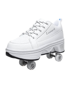 Скользоустойчивые износостойкие водонепроницаемые утепленные низкие кроссовки для женщин белые, цвет White Tonybear