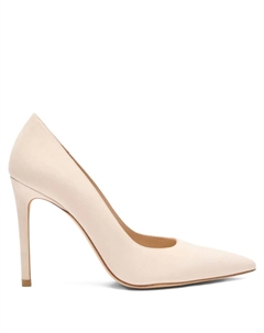 Замшевые туфли с острым носком, нейтральный Stuart weitzman