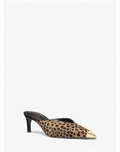 Мюли Kasia из телячьей шерсти с гепардовым принтом, мультиколор Michael kors