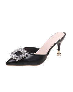 Домашние тапочки с резиновой подошвой, противоскользящие, с закрытым носком, женские, бежевые [с бантом на коробке] [с подарком], цвет Beige[Bowknot Box][Gift Included] Dawei's house