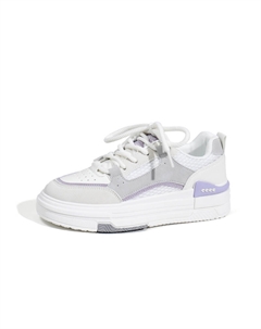 Легкие женские скейтерские кроссовки низкие бело-серые, цвет White Gray Tonybear