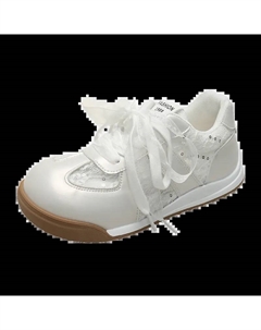 Дышащие женские скейтерские кеды низкие белые, цвет White Jimixiong