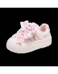 Женские низкие скейтерские кеды бежево-розовые, цвет Beige Pink Jimixiong