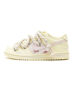 Данк Лоу лоу-топ скейтборд обувь GS розовые Nike