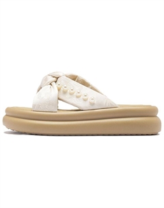 Женские стойкие к истиранию шлепанцы на платформе 4,5 см зеленые, цвет Green Agsdon