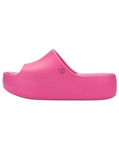 Слипоны Женские Черный/Бежевый/Розовый, Темный Бежевый Melissa