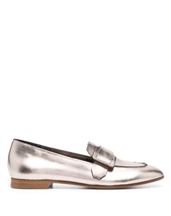 Лакированные лоферы, нейтральный цвет Del carlo