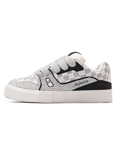 Низкие кеды для скейтборда унисекс, розово-голубые непарные Miniso