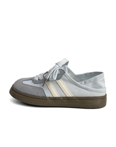 Легкие женские скейтерские кеды низкие голубые, цвет Light Blue Jimixiong