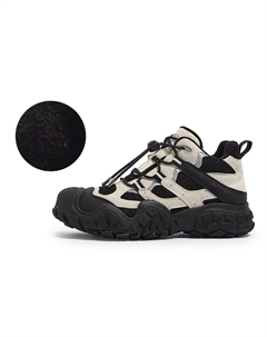 Высокие уличные женские кроссовки Beige/Black, цвет Beige/Black Camel