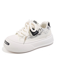 Женские повседневные туфли низкие бежево-черные, цвет Beige Black Tonybear