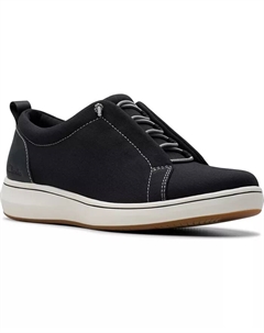 Женские слипоны Cloudsteppers Breeze Sky, черный Clarks