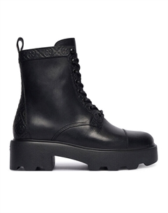 Ботильоны на шнуровке T Monogram Lug 178112, черный Tory burch