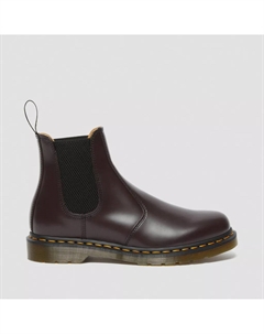 Ботинки Dr. Martens 2976 Yellow Stitch Smooth Leather Chelsea, Бордовый Dr. martens