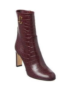 Кожаные ботильоны JC 65, красный Jimmy choo