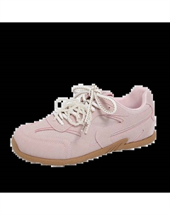 Дышащие женские скейтерские кеды с низким верхом розовые, цвет Pink Jimixiong