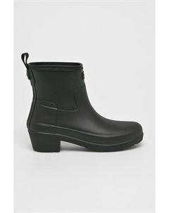 Сапоги резиновые на каблуке, черный Hunter
