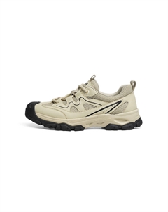 Устойчивые к истиранию нескользящие массивные низкие кроссовки мужские бежевые, цвет Beige Red dragonfly