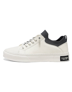 Износостойкие и легкие мужские лоу-топы для скейтбординга белые, цвет White Mulinsen