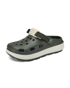 Клоги мужские армейский зеленый бежевый 40-45, цвет Army Green Beige 40-45 Kupe