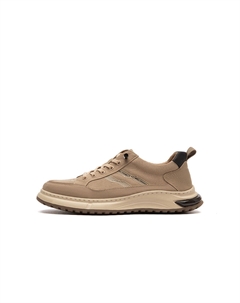 Абразивостойкие противоскользящие скейтерские кеды мужские хаки, цвет Khaki Red dragonfly