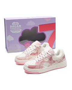 Износостойкие легкие низкие скейтерские кроссовки с эффектом увеличения роста унисекс розовые, цвет Pink 7 sevfun