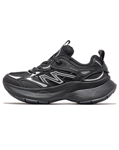 Высокие низкие массивные кроссовки для мужчин черно-серебристые белые, цвет Black/Silver White Camel