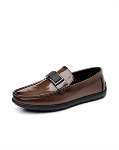 Мужские повседневные туфли мужские низкие черно-коричневые коричневые, цвет Brown Mulinsen