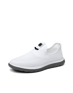 Амортизирующие, износостойкие, сбалансированные, легкие, с хорошим отскоком мужские кэжуал кеды низкие белые, цвет White Mulinsen