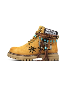 Мужские Ботинки цвета золотисто-желтый/горный песочно-кофейный Camel
