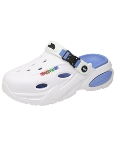 Клоги мужские бело-голубые, цвет White Blue Trespass