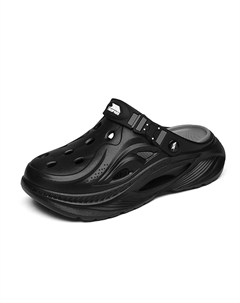 Клоги мужские черно-серые, цвет Black Gray Trespass