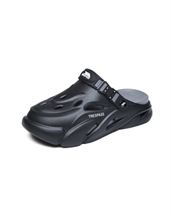 Клоги унисекс черно-серые, цвет Black Gray Trespass