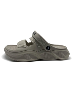 Мужские бесшумные тапочки EVA Quiet Slide серые, цвет Gray Trespass