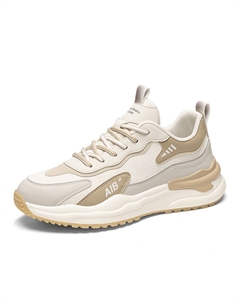 Высокие дышащие легкие нескользящие износостойкие мужские низкие кроссовки для бега песочные, цвет Sand Tonybear