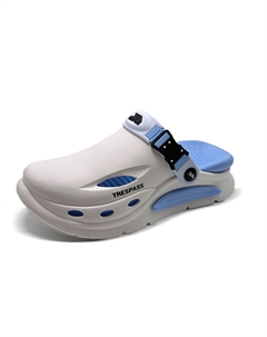 Клоги мужские бело-голубые, цвет White Blue Trespass